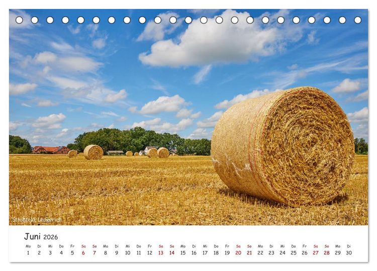 Produktbild: Emsland Impressionen (Tischkalender 2026 DIN A5 quer), CALVENDO Monatskalender