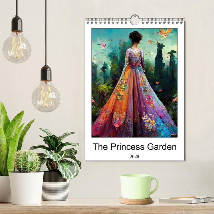 Produktbild: The Princess Garden (Wall Calendar 2026 DIN A4 portrait), CALVENDO 12 Month Wall Calendar