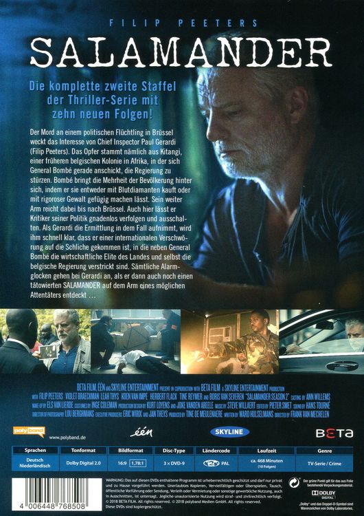 Produktbild: Salamander - Staffel 2 [3 DVDs]