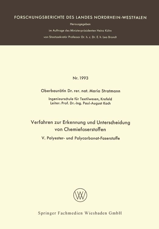 Produktbild: Verfahren zur Erkennung und Unterscheidung von Chemiefaserstoffen
