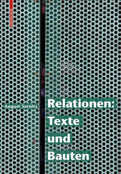 Produktbild: Relationen: Texte und Bauten
