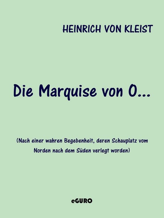 Produktbild: Die Marquise von O...