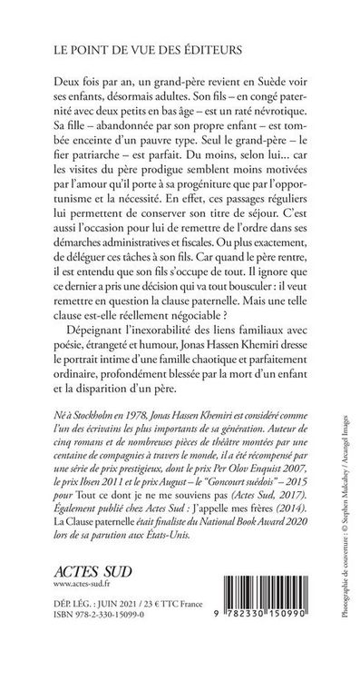 Produktbild: La clause paternelle