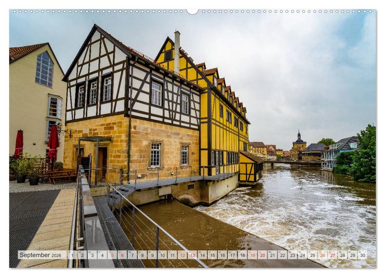 Produktbild: Bamberg Impressionen (Wandkalender 2026 DIN A2 quer), CALVENDO Monatskalender