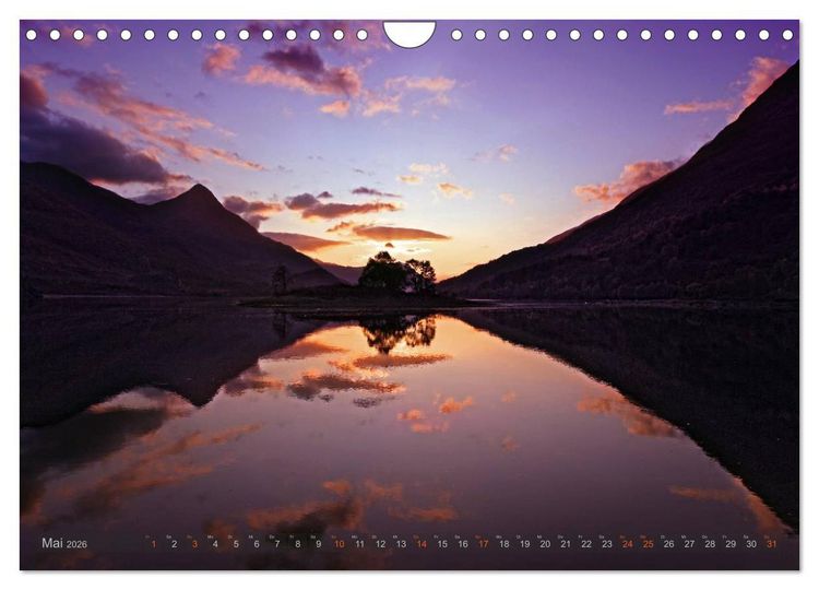 Produktbild: Zauberhafte Abendstimmung (Wandkalender 2026 DIN A4 quer), CALVENDO Monatskalender
