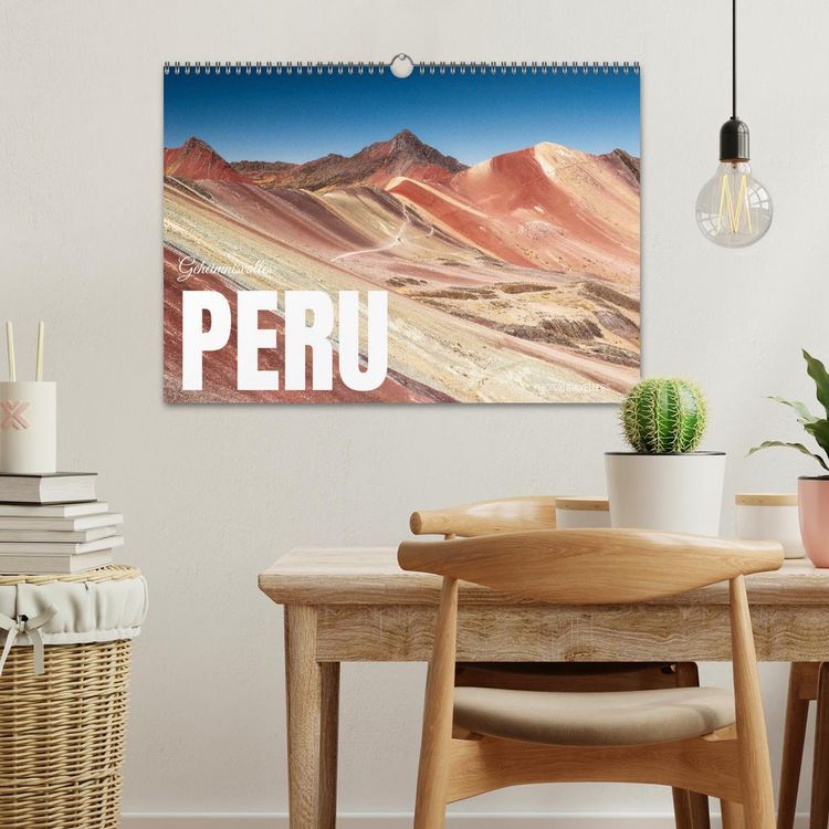 Produktbild: Geheimnisvolles Peru (Wandkalender 2026 DIN A3 quer), CALVENDO Monatskalender