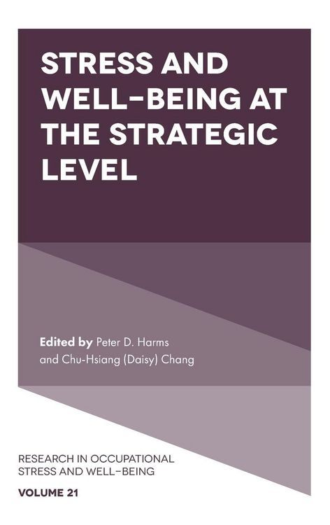 Produktbild: Stress and Well-Being at the Strategic Level