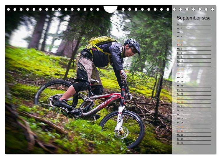 Produktbild: Downhill Moments (Wandkalender 2026 DIN A4 quer), CALVENDO Monatskalender