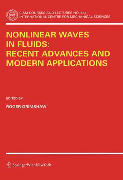 Produktbild: Nonlinear Waves in Fluids: Recent Advances and Modern Applications