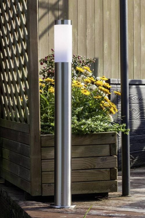 Produktbild: Brilliant 43685/82 Chorus Au&szlig;enstandleuchte LED E27 10W Edelstahl