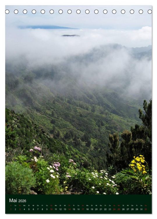 Produktbild: Inseltraum La Gomera (Tischkalender 2026 DIN A5 hoch), CALVENDO Monatskalender
