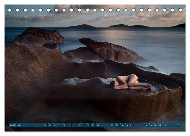 Produktbild: Passion du nu artistique (Calendrier de bureau 2026 DIN A5 vertical), CALVENDO calendrier mensuel