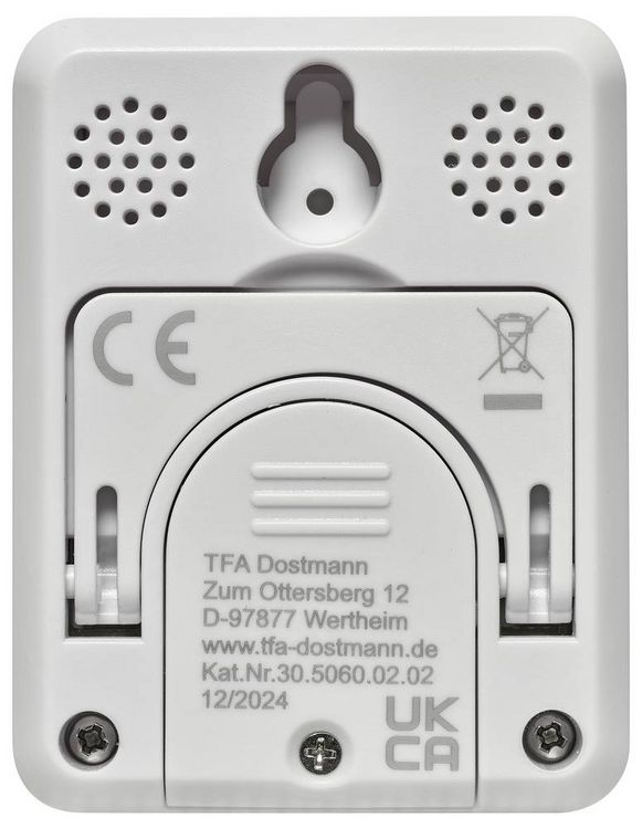 Produktbild: TFA Dostmann Thermo-/Hygrometer Wei&szlig; 30.5060.02