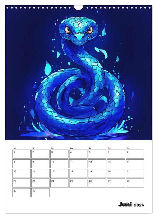 Produktbild: Tierisches Horoskop (Wandkalender 2026 DIN A3 hoch), CALVENDO Monatskalender