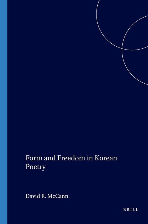 Produktbild: Form and Freedom in Korean Poetry