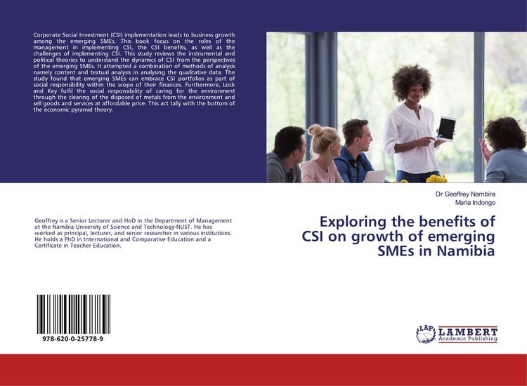 Produktbild: Exploring the benefits of CSI on growth of emerging SMEs in Namibia