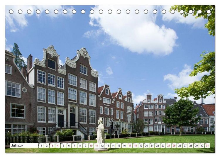 Produktbild: Amsterdam - Momente einer Reise (Tischkalender 2027 DIN A5 quer), CALVENDO Monatskalender