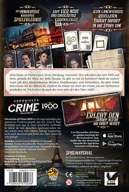 Produktbild: Chronicles of Crime Millennium 1900