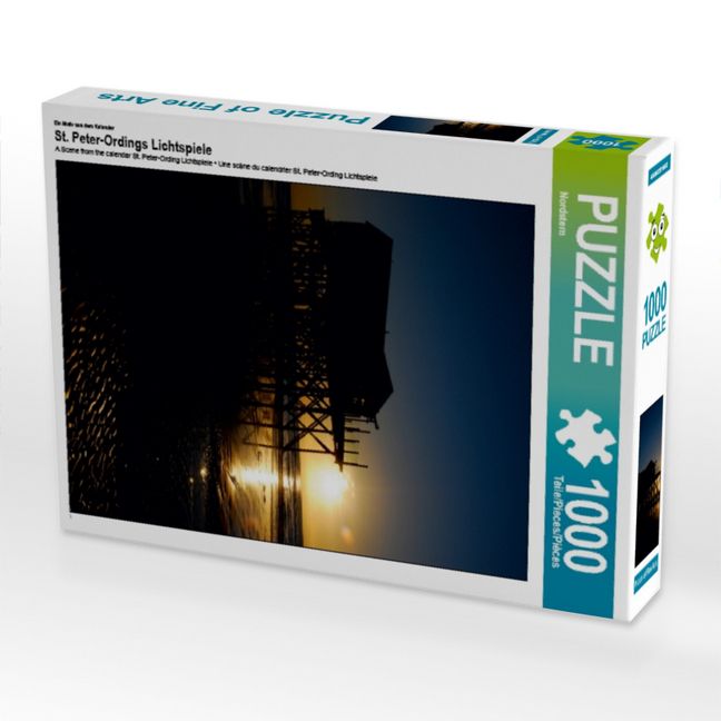 Produktbild: CALVENDO Puzzle Ein Motiv aus dem Kalender St. Peter-Ordings Lichtspiele | 1000 Teile Lege-Gr&ouml;&szlig;e 64x48cm Foto-Puzzle f&uuml;r gl&uuml;ckliche Stunden