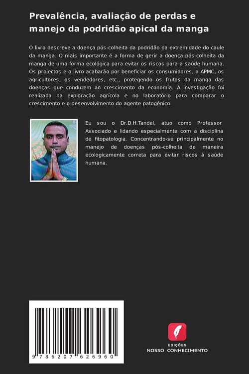 Produktbild: Preval&ecirc;ncia, avalia&ccedil;&atilde;o de perdas e manejo da podrid&atilde;o apical da manga