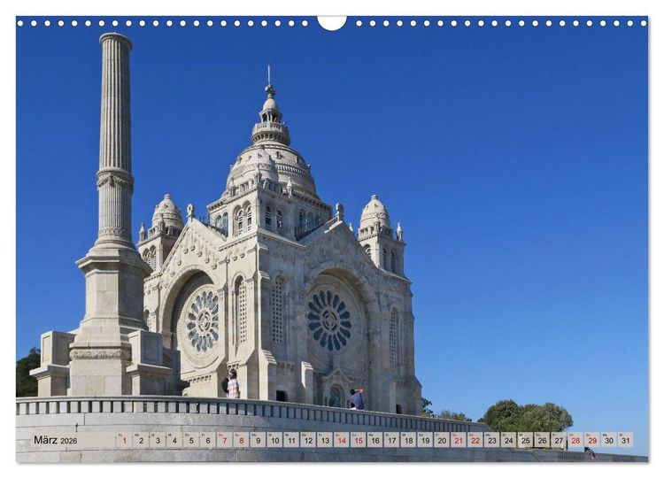 Produktbild: Von Porto nach Santiago de Compostela (Wandkalender 2026 DIN A3 quer), CALVENDO Monatskalender