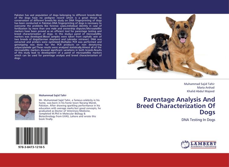 Produktbild: Parentage Analysis And Breed Characterization Of Dogs