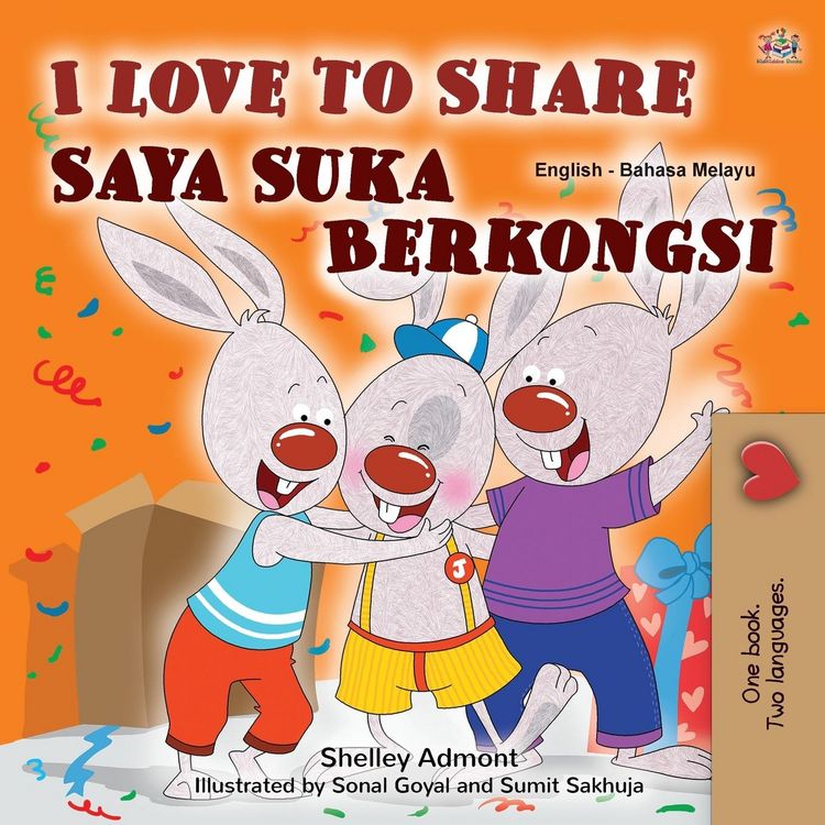 Produktbild: I Love to Share (English Malay Bilingual Book for Kids)