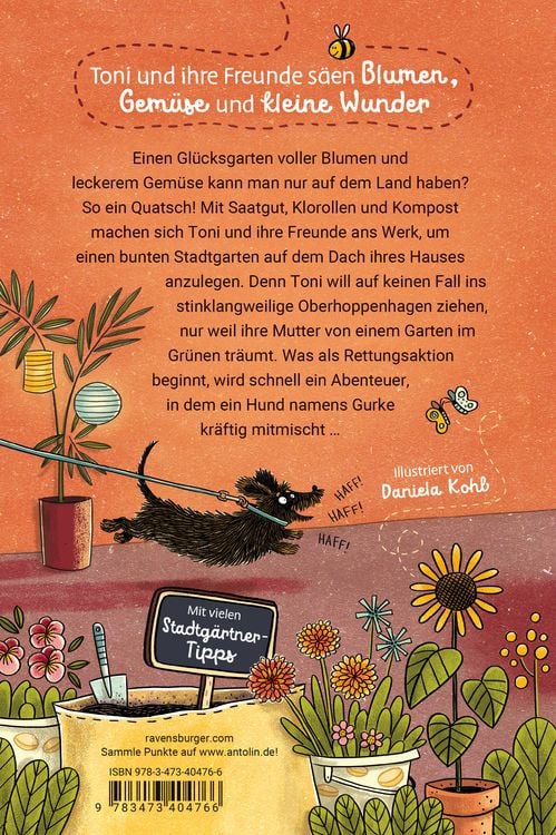 Produktbild: Die Stadtg&auml;rtnerin, Band 1 - Lieber Gurken auf dem Dach als Tomaten auf den Augen!