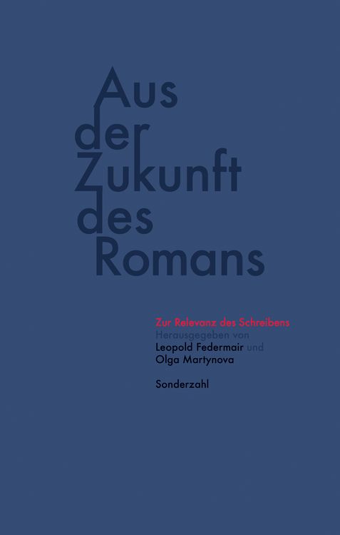 Produktbild: Aus der Zukunft des Romans