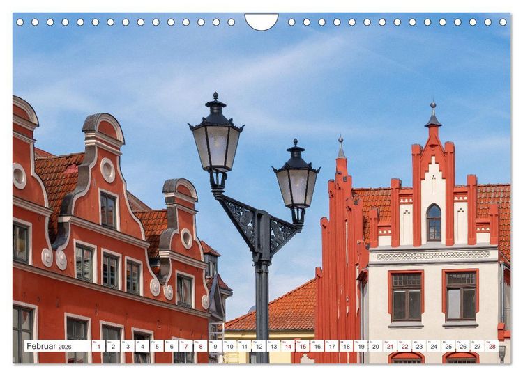 Produktbild: Unser sch&ouml;nes Wismar (Wandkalender 2026 DIN A4 quer), CALVENDO Monatskalender