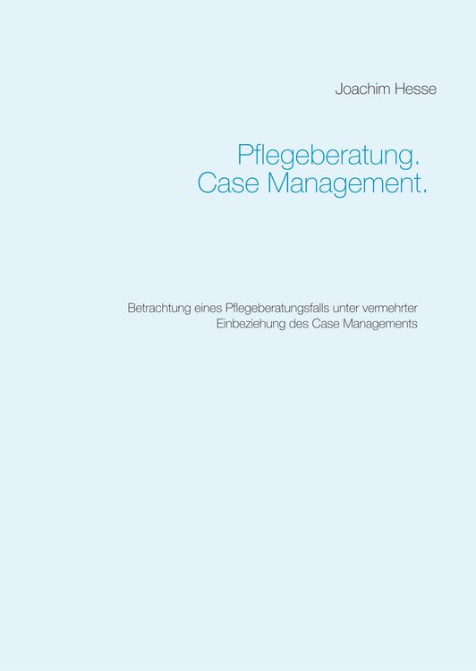Produktbild: Pflegeberatung. Case Management.