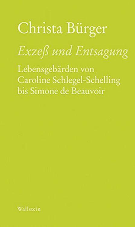 Produktbild: Exze&szlig; und Entsagung