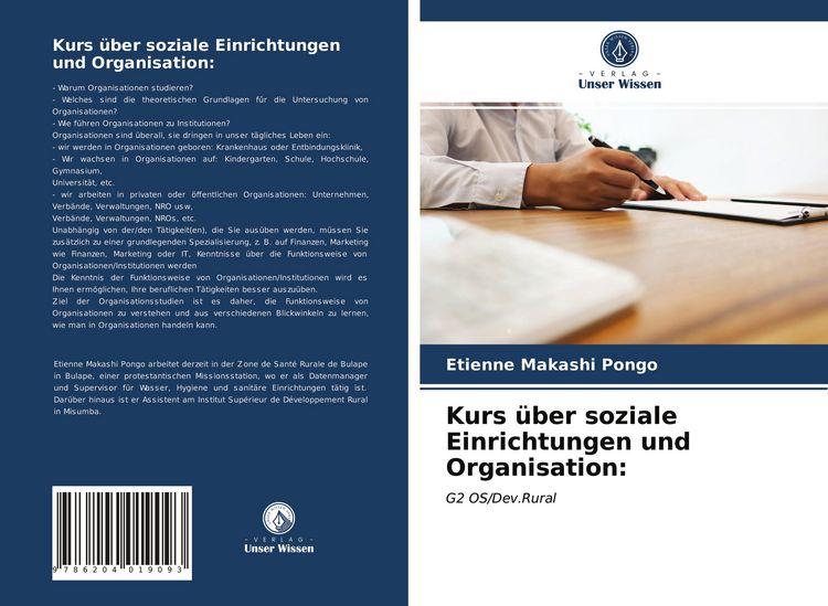 Produktbild: Kurs &uuml;ber soziale Einrichtungen und Organisation: