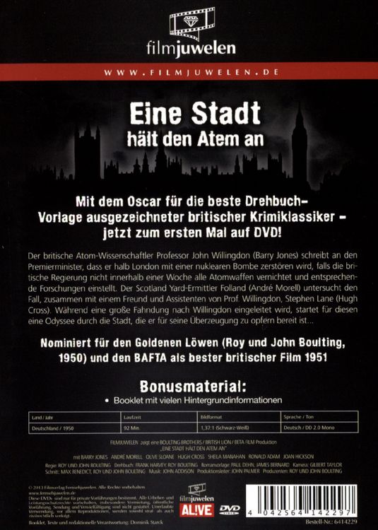 Produktbild: Eine Stadt h&auml;lt den Atem an - Filmjuwelen