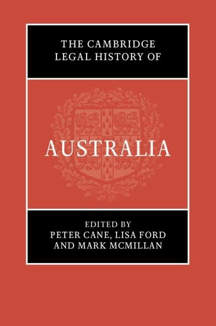 Produktbild: Cambridge Legal History of Australia