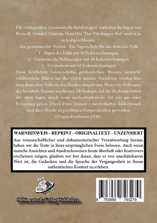 Produktbild: Germanische Heldensagen