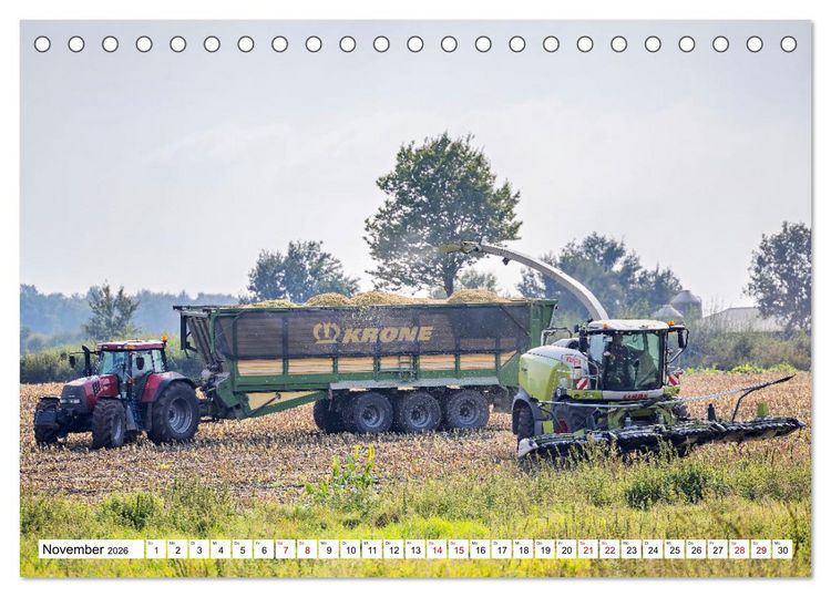 Produktbild: Landwirtschaft im Norden (Tischkalender 2026 DIN A5 quer), CALVENDO Monatskalender