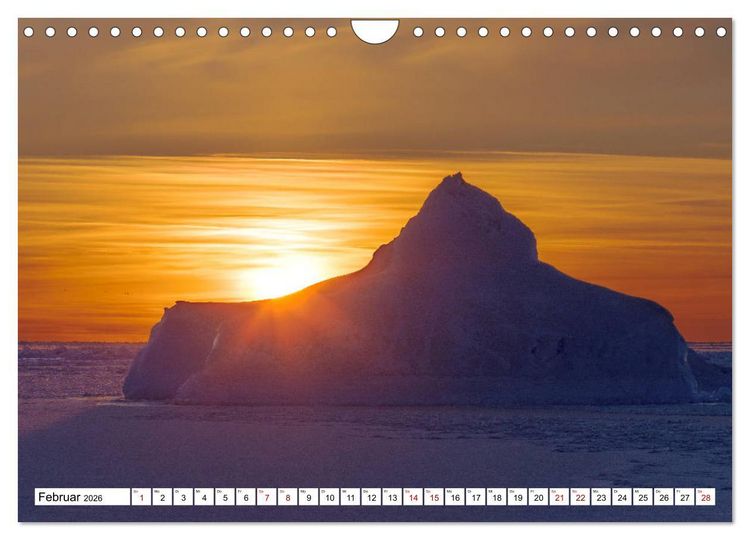 Produktbild: Eisberge - Gr&ouml;nlands magische Eisgestalten (Wandkalender 2026 DIN A4 quer), CALVENDO Monatskalender