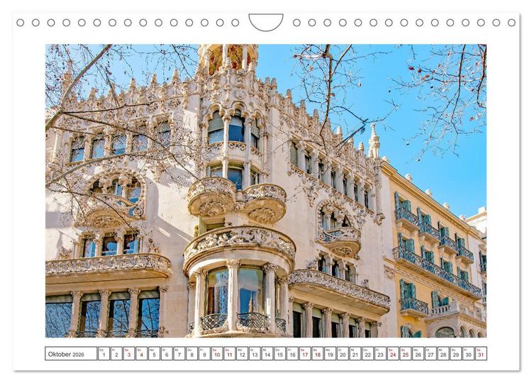 Produktbild: Barcelona - ein Traumreiseziel (Wandkalender 2026 DIN A4 quer), CALVENDO Monatskalender