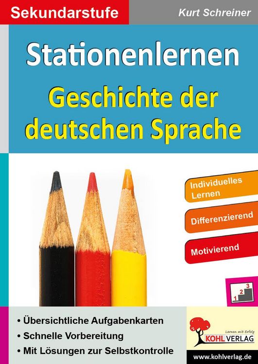 Produktbild: Stationenlernen Geschichte der deutschen Sprache
