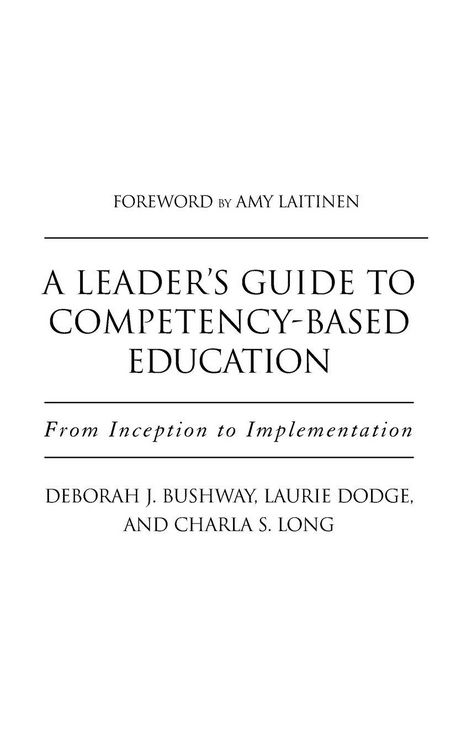 Produktbild: A Leader's Guide to Competency-Based Education
