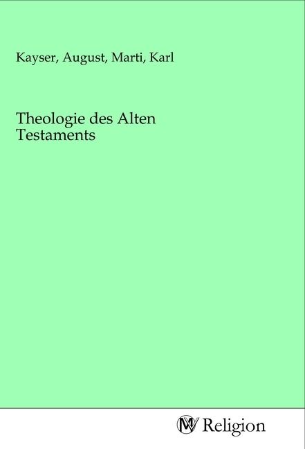 Produktbild: Theologie des Alten Testaments