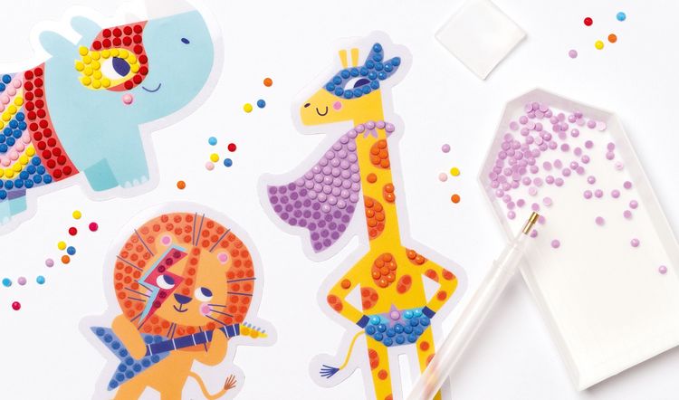 Produktbild: Diamond Painting Set SUPERHEROES