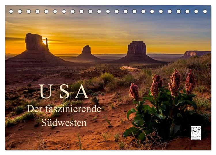 Produktbild: USA Der faszinierende S&uuml;dwesten (Tischkalender 2026 DIN A5 quer), CALVENDO Monatskalender