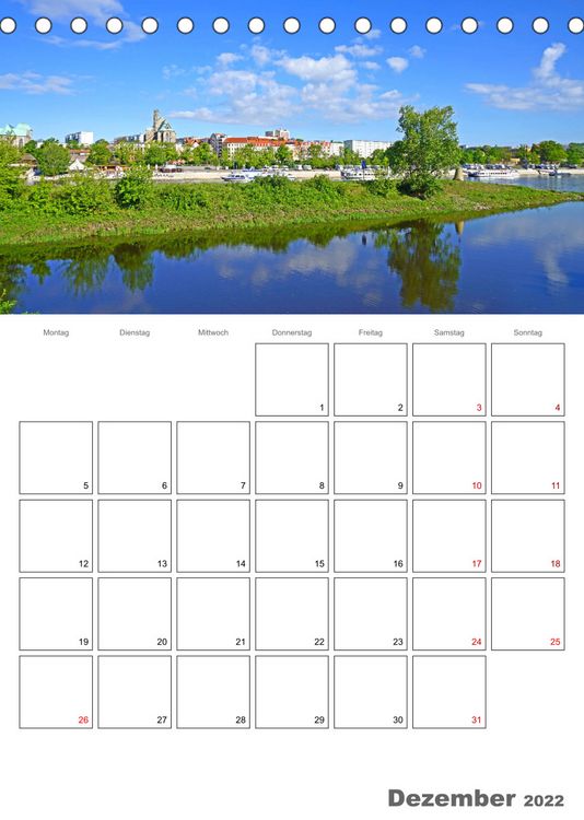 Produktbild: Urbanes Magdeburg (Tischkalender 2022 DIN A5 hoch)
