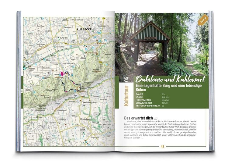Produktbild: KOMPASS Endlich Waldluft - Teutoburger Wald, Wiehen- & Eggegebirge