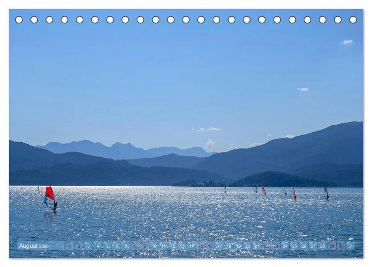 Produktbild: Garmisch Partenkirchen Land - Wasser und Berge sind Leben (Tischkalender 2026 DIN A5 quer), CALVENDO Monatskalender