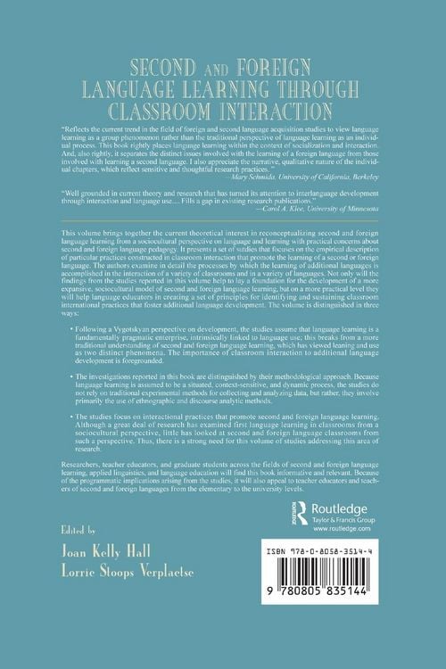 Produktbild: Second and Foreign Language Learning Through Classroom Interaction
