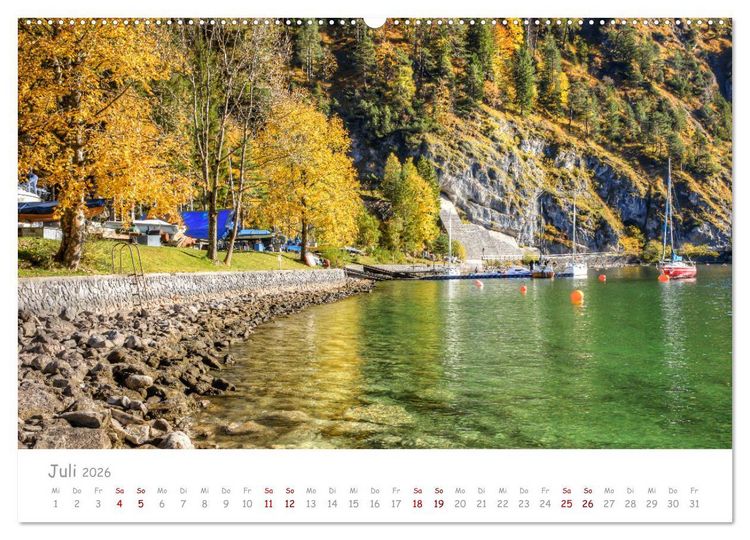 Produktbild: Tirol - Herbst am Achensee (Wandkalender 2026 DIN A2 quer), CALVENDO Monatskalender