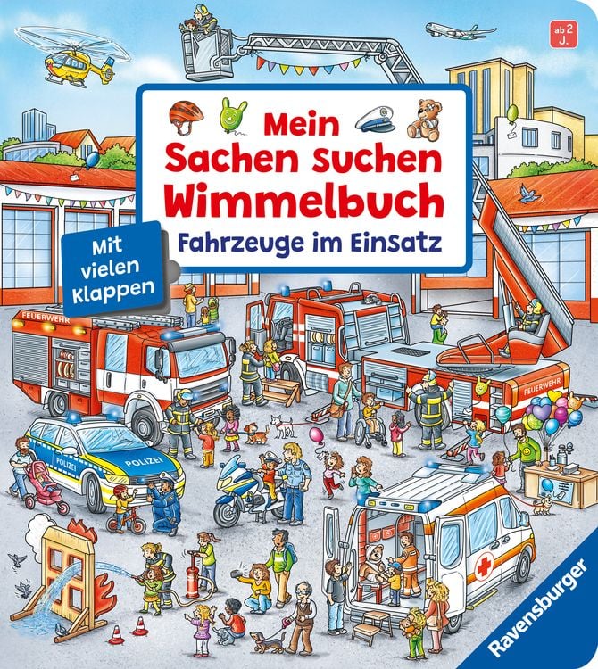 Bild vom Artikel Mein Sachen suchen Wimmelbuch: Fahrzeuge im Einsatz vom Autor Susanne Gernhäuser